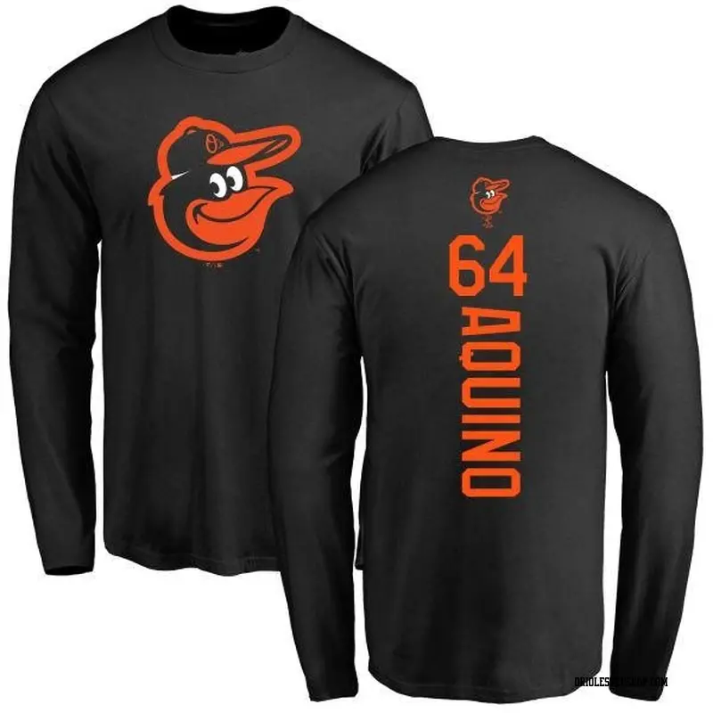 Jayson Aquino Baltimore Orioles Women's Orange Roster Name & Number T-Shirt  