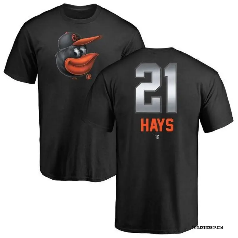 Austin Hays Baltimore Orioles Youth Orange Roster Name & Number T-Shirt 