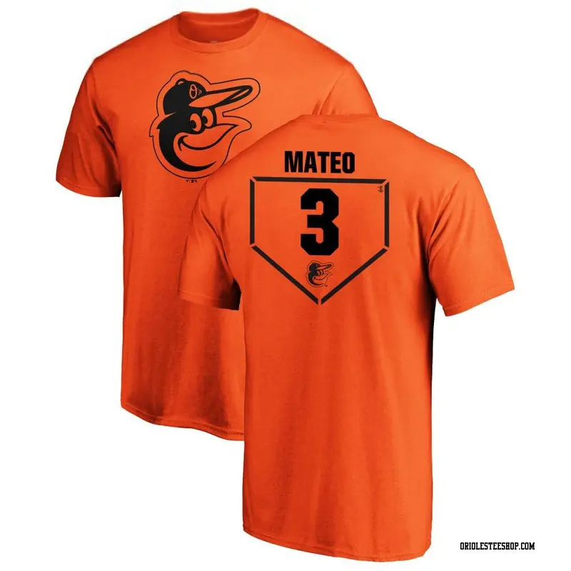 Jorge Mateo Baltimore Orioles Youth Black Roster Name & Number T